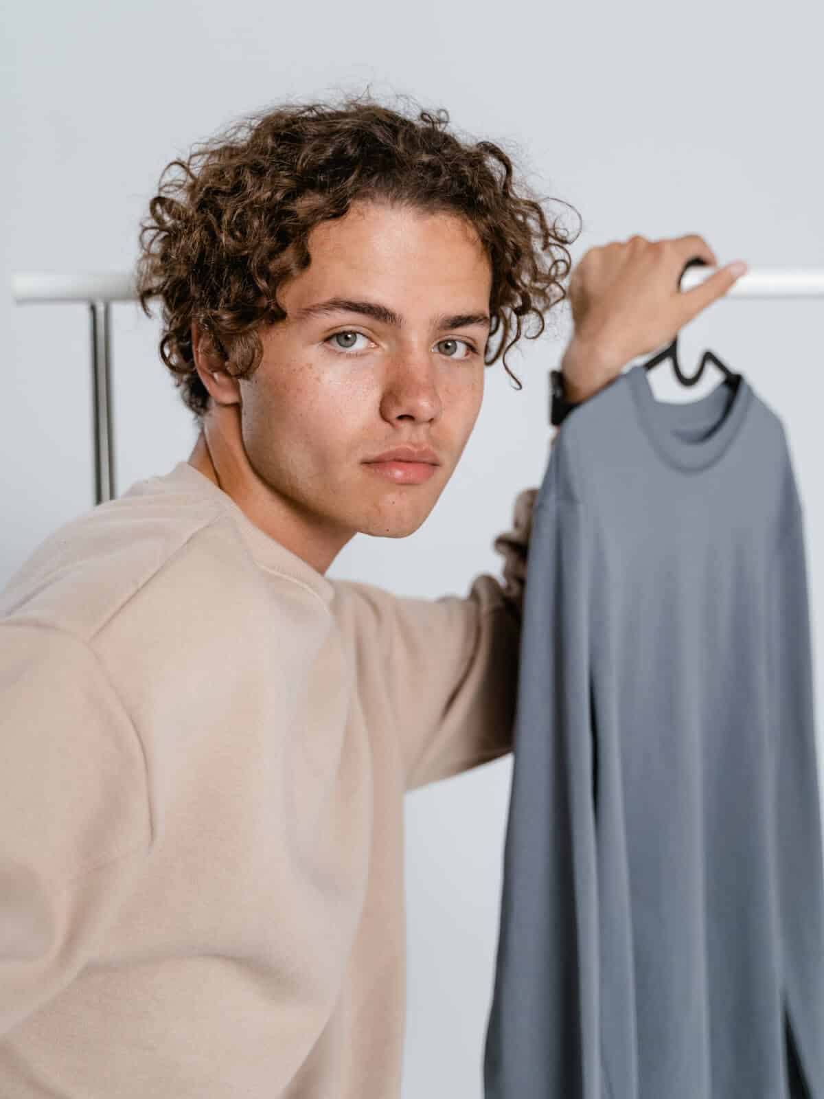 Etikashion 31 sweat beige unisexe écoresponsable oversize