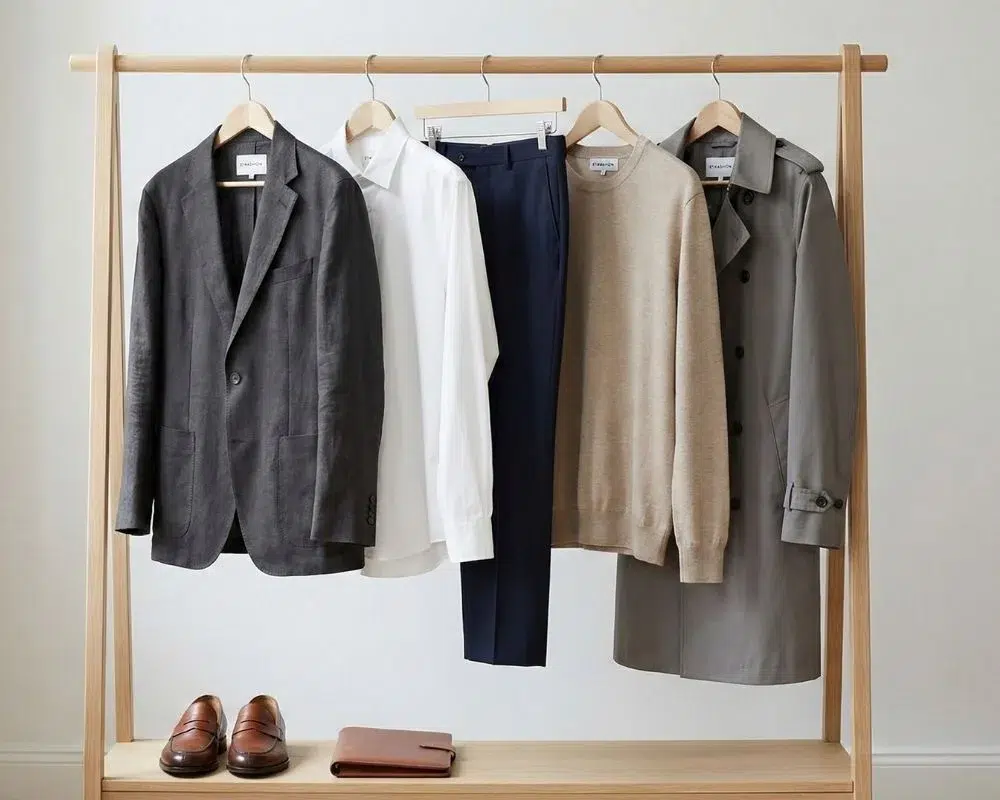 vestiaire minimaliste, vêtements homme etikashion